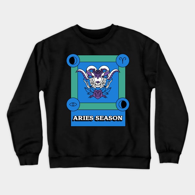 Aries Crewneck Sweatshirt by TeesMePlease